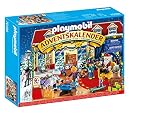 PLAYMOBIL Adventskalender 2021 - 70188 Weihnachten im Spielwarengeschäft mit liebevollen Figuren und Zubehörteilen hinter jedem Türchen, 89-teilig, Ab 4 Jahren
