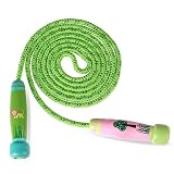 Reastar Springseile Kinder Verstellbare Sport springen Seil mit Cartoon Holzgriff und Baumwollseil ideal für Fitness Training, Spiel und Knochenentwicklung zu fördern