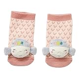 Fehn Rasselsocken Baby Meerjungfrau – Babysocken mit Rassel Funktion und Köpfchen – Socken zur Förderung der Motorik – Babykleidung ideal als Erstlingssöckchen – Für Babys & Kinder von 0-12 Monaten