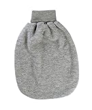 Strampelsack Fleece, Schurwolle, Engel Natur, 3 Farben (47 cm, Hellgrau melange)