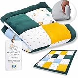 Krabbeldecke Spielmatte Krabbelmatte für Baby Kinder - Babies Patchworkdecke Bodenmatte Spieldecke Play Mat für Kinderzimmer und Laufgitter Oeko-Tex