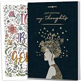 Lebenskompass Malbuch für Erwachsene - Mandala für Entspannung von 'Just Painting My Thoughts' - Mandalas für Erwachsene - Ausmalbuch mit Sprüchen & Zitaten