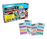 Noris 606013595 Kinder-Quiz – Quizspiel mit 3300 Fragen und Wahlmöglichkeiten, für 1 - 6 Spieler, ideal für Zuhause oder auf Reisen, für Kinder ab 6 Jahre