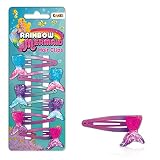 CRAZE Mermaid Hair Clips Haarspangen 6X Haarclips Meerjungfrau Design Haarschmuck für Kinder Mädchen Geschenke Kinderschmuck 24218, Mädchenschmuck