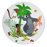 WMF Disney Dschungelbuch Kindergeschirr Kinderteller 19 cm, Porzellan, spülmaschinengeeignet, farb- und lebensmittelecht