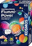 KOSMOS 654108 Fun Science - Nachtleuchtende Flummi-Power, Stelle 20 kunterbunte Power-Bälle her, Experimentierset für Einsteiger, Experimentierkasten, Flummi DIY