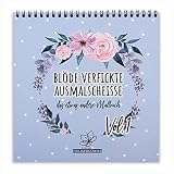Fräulein Heiligenscheiss - Malbuch für Erwachsene - Blöde verfickte Ausmalscheisse - das etwas andere Malbuch - Geschenk für Frauen - Malen & Zeichnen - 17 Ausmalmotive zum Entspannen (Vol. 1)