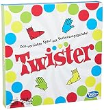 Hasbro Gaming Gaming Twister Spiel, Partyspiel für Familien und Kinder, Twister Spiel ab 6 Jahren, klassisches Spiel für drinnen und draußen