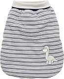 Schnizler Unisex Baby Strampelsack Nicki Dino 800719, 11 - Marine, Einheitsgröße