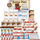 Ferrero Kinder Schokolade Geschenk-Box - Süßigkeiten Mix - Party-Mix - Süßigkeiten Großpackungen von Kinderschokolade (1x718g)