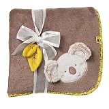 Fehn Kuscheldecke Koala - Kuschelige Schmusedecke als Babydecke - Schmusetuch & Krabbeldecke für Kinderwagen und Babyschale - optimales Schnuffeltuch und Erstlingsdecke - Für Babys ab 0+ Monaten