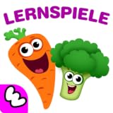 Kindergarten Lernspiele für Kleine Kinder ab Kinderspiele! Baby Lernen Farben und Formen, Früchte & Gemüse Gratis für Mädchen und Jungen! Denkspiele kostenlos für Kleinkinder ab 2 3 4 5 jahre!