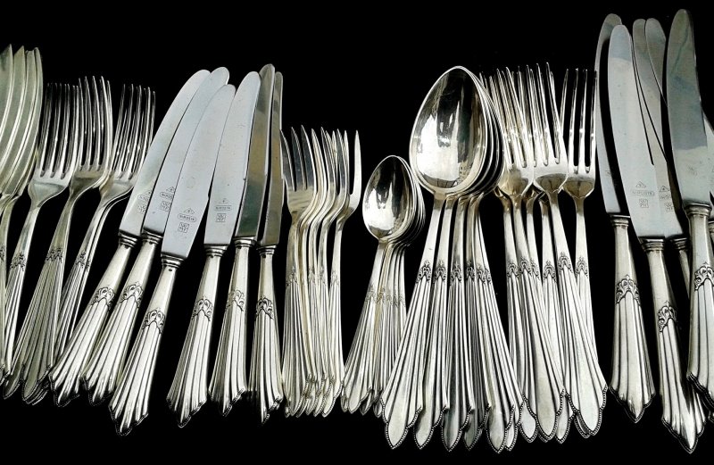 Silber Besteck Erwachsenen Besteck