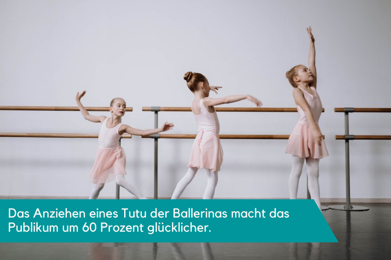 Mädchen tanzen Ballet Ballett-Tanzgruppe