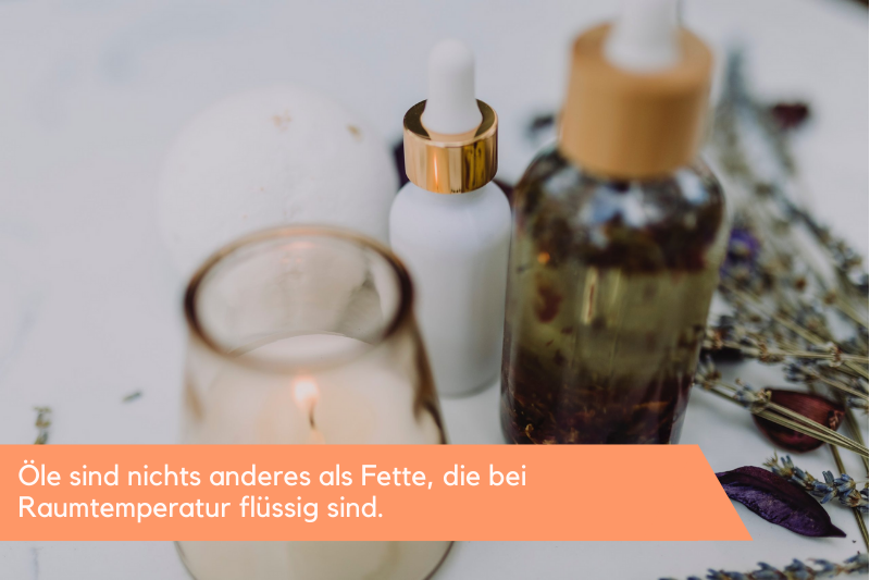 Öle und Kerze Öle und eine Kerze