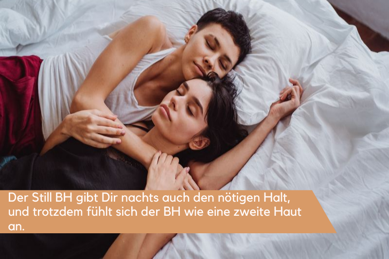Schlafen stillen Zwei Frauen schlafen auf einem Bett