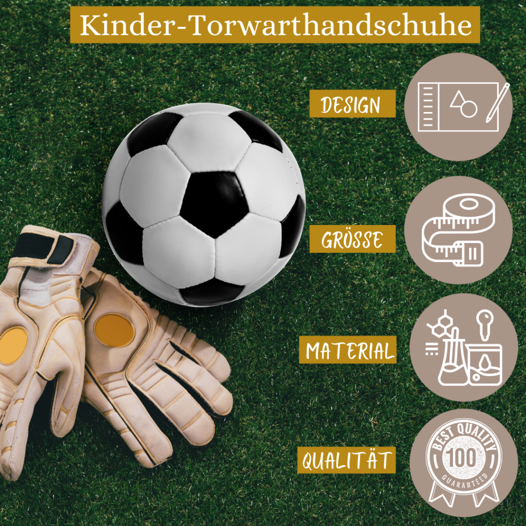 Kinder-Torwarthandschuhe-Eigenschaften Worauf Du beim Kauf von Kinder-Torwarthandschuhen achten solltest.