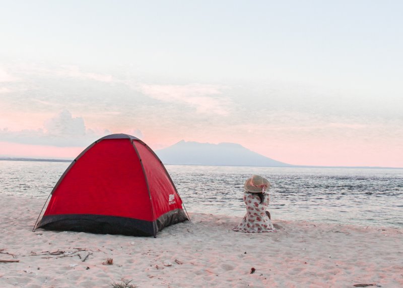 Die richtige Strandmuschel finden.