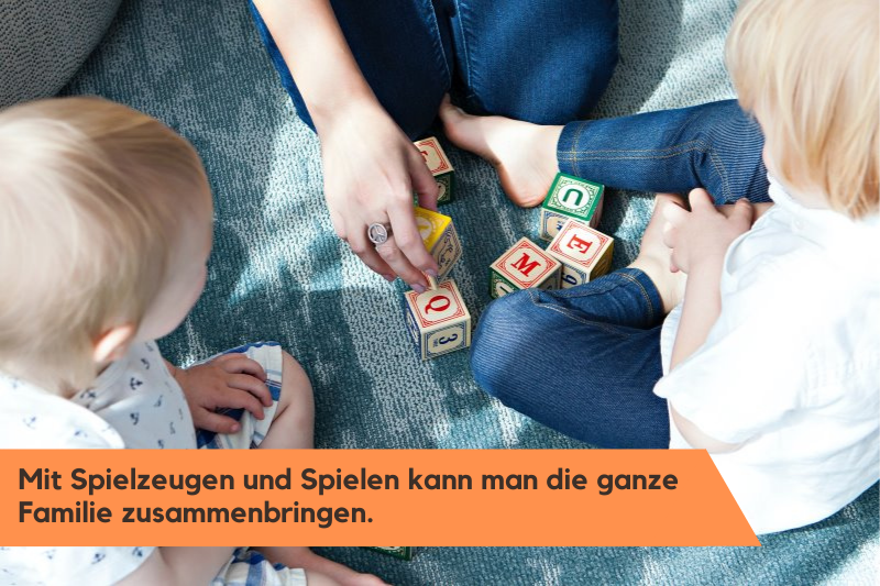 Spielzeug für 2-jährige im Test Spielzeuge vereinen Familie
